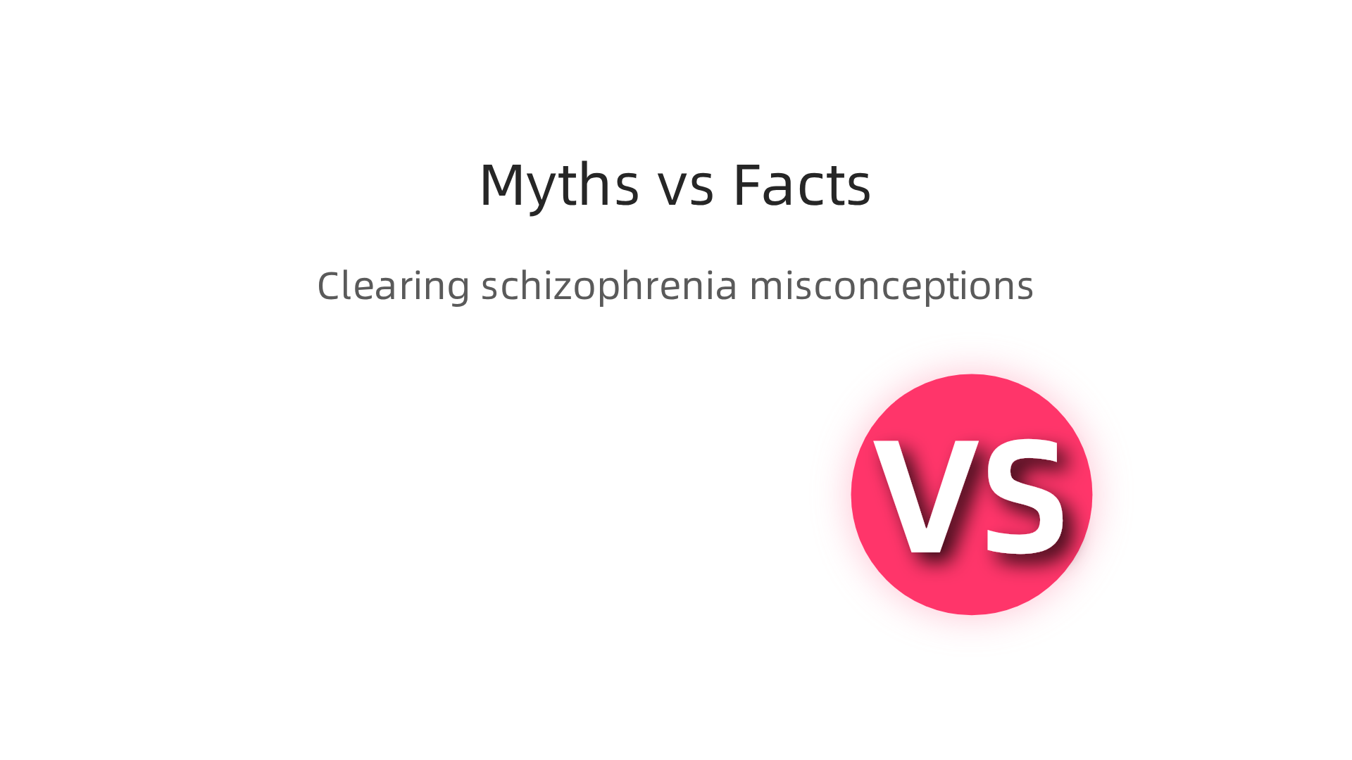 Debunking common misconceptions about schizophrenia, separating facts from harmful stereotypes.