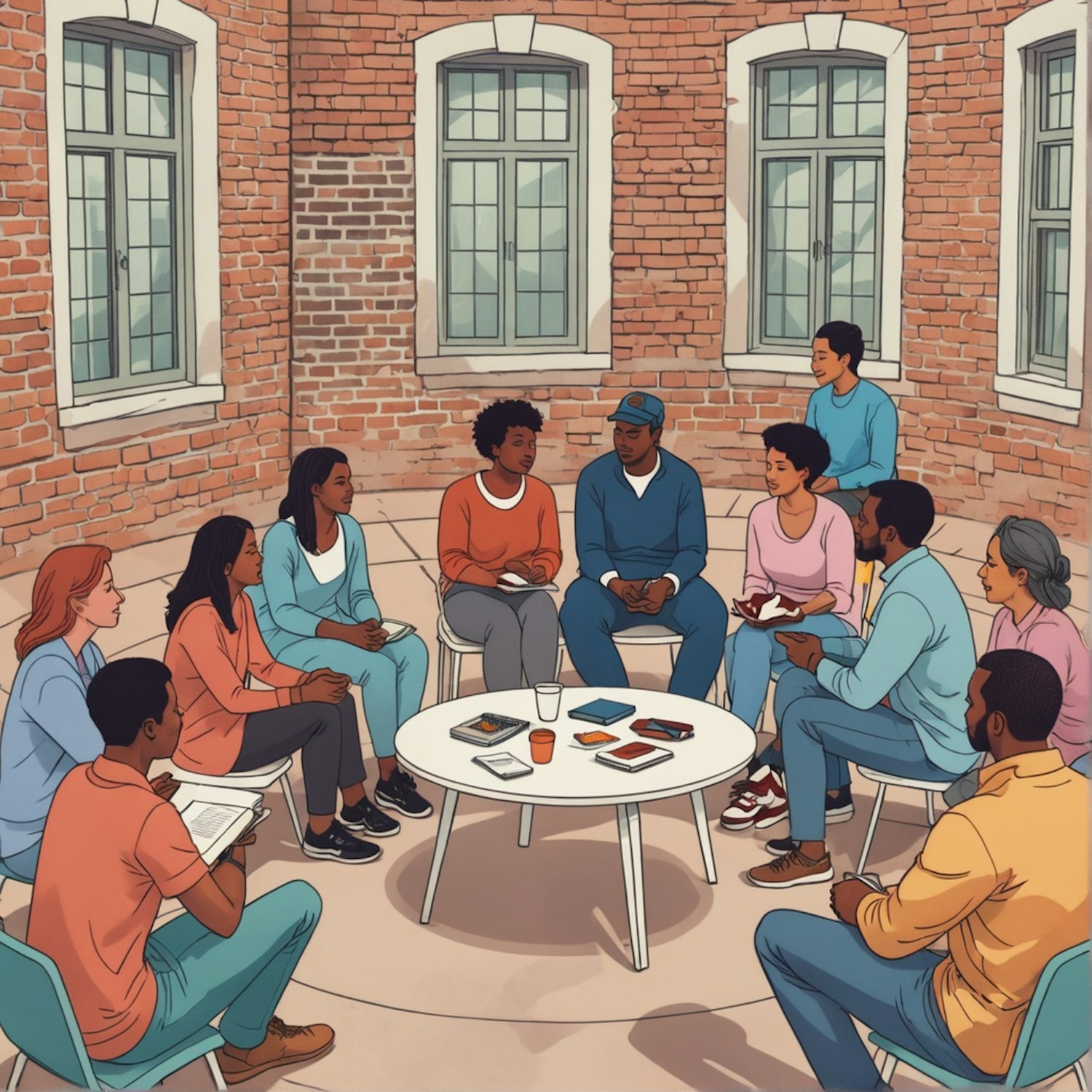 Individuals find strength and stability through support systems and personal coping strategies.