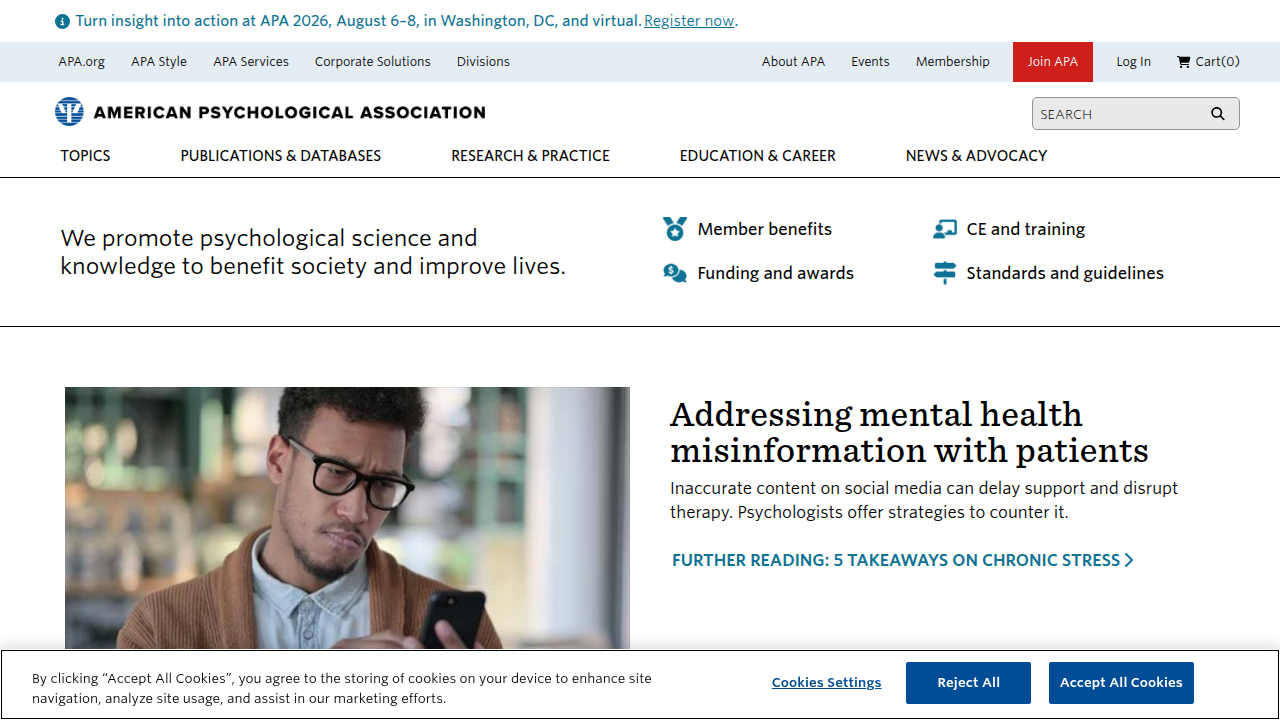 The American Psychological Association's website offers resources and research on mental health, including studies on humor and stigma reduction.
