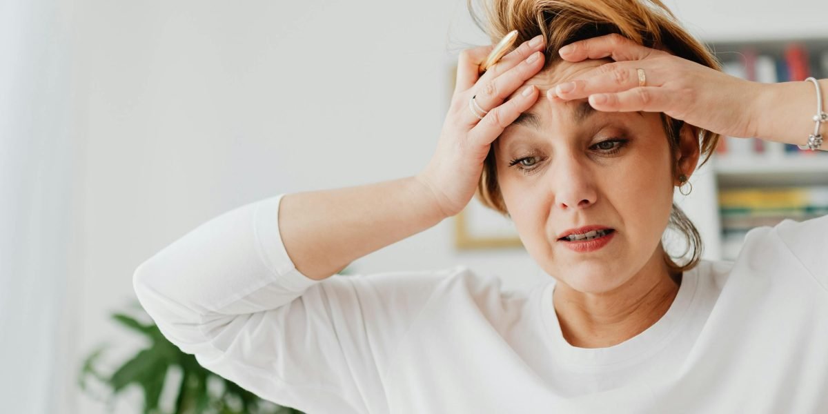 A thoughtful individual navigating the complexities of finding reliable mental health resources online.