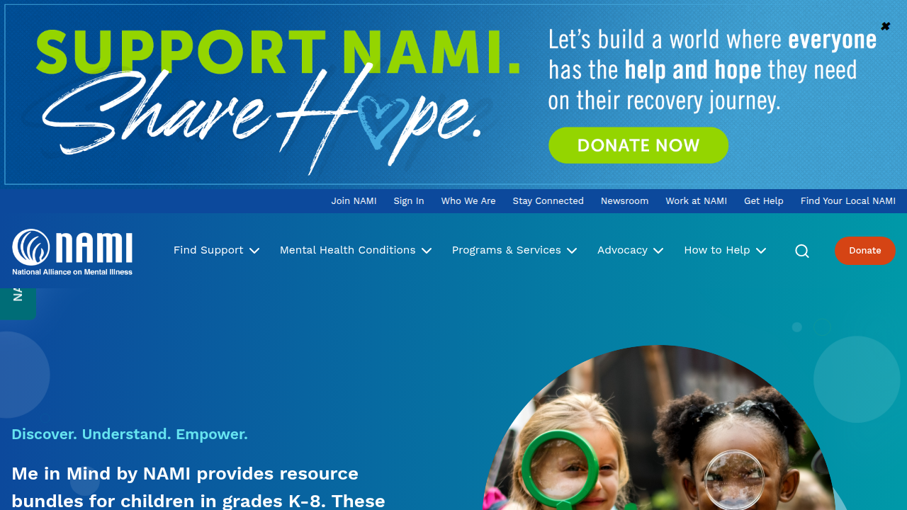 NAMI (National Alliance on Mental Illness) offers support, education, and advocacy to improve mental health care.