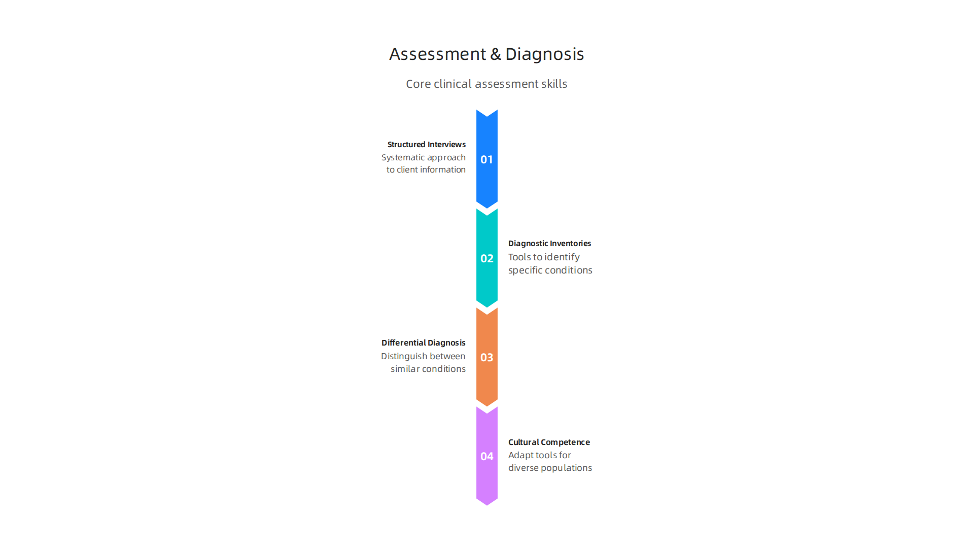 Fundamental skills and tools for accurate assessment in clinical mental health practice.