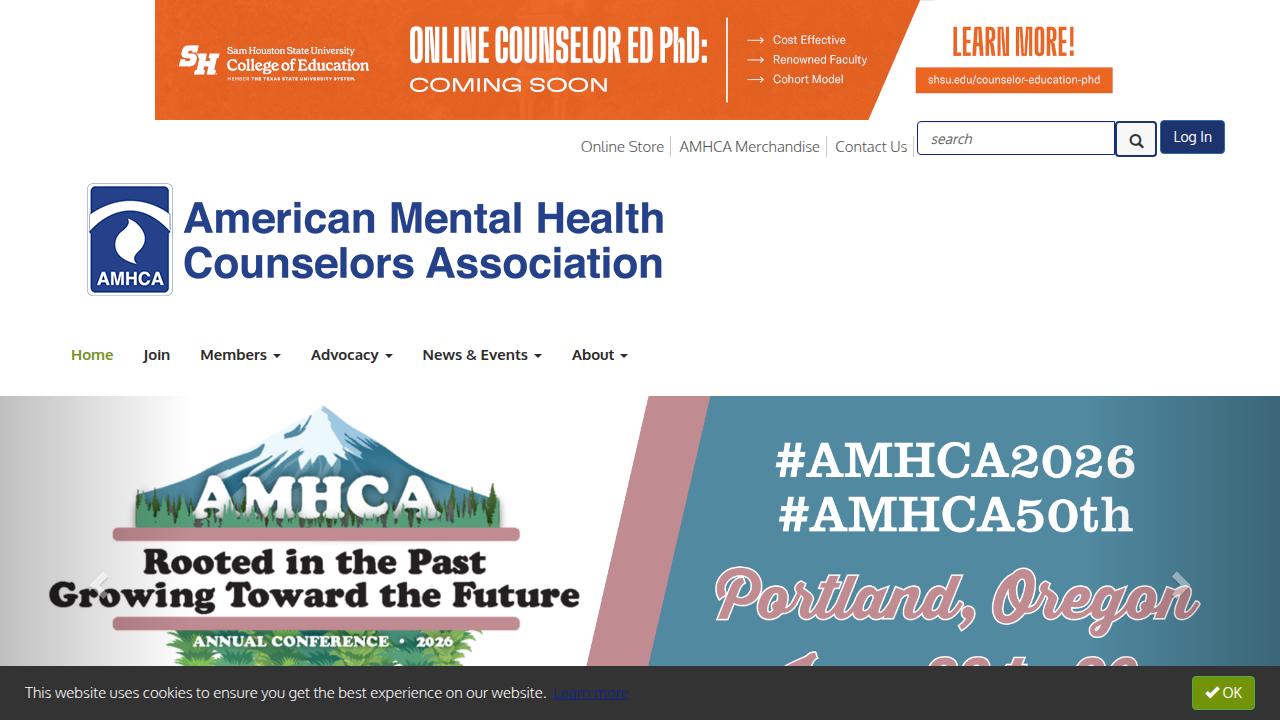 Review the ethical guidelines and standards for mental health counselors provided by the AMHCA.