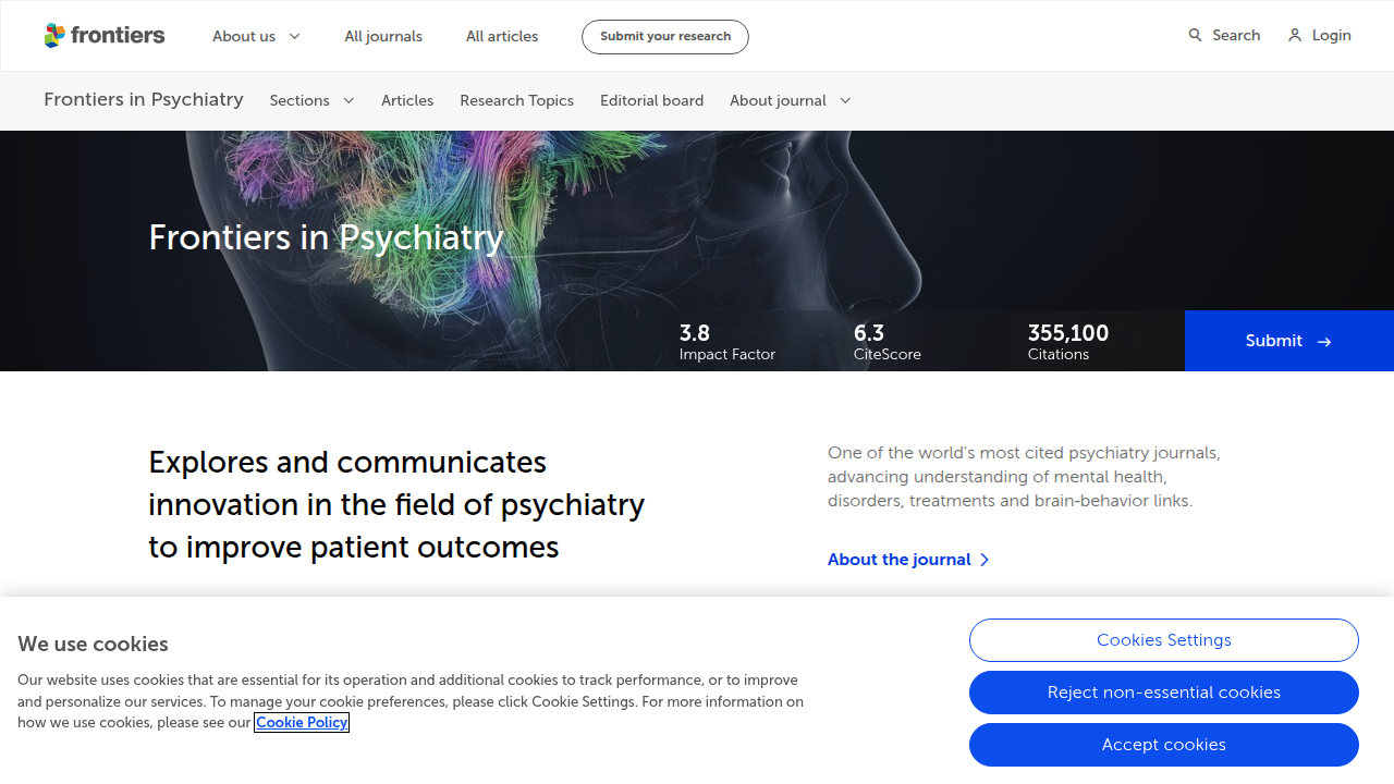 Access the Frontiers in Psychiatry journal, a leading publication in mental health research, for evidence-backed studies on therapy techniques.