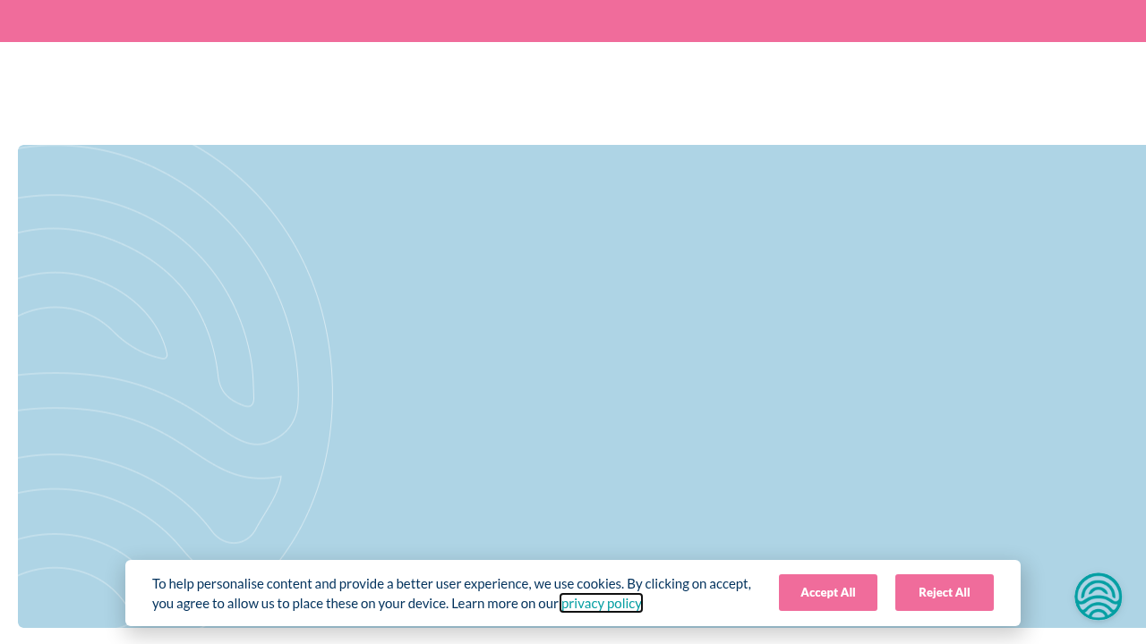 Screenshot of Oxford CBT's homepage, a resource for cognitive behavioral therapy and diagnostic criteria.
